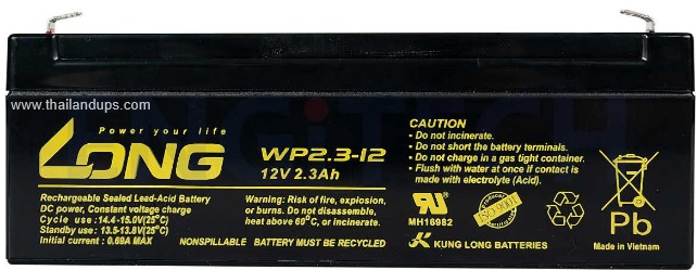 OUTDO  battery 12V2.3Ah